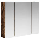 vidaXL Fürdőszobai tükörszekrény Öreg fa 60 x 14,5 x 50 cm Faanyag