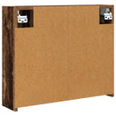 vidaXL Fürdőszobai tükörszekrény Öreg fa 60 x 14,5 x 50 cm Faanyag