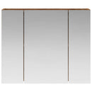 vidaXL Fürdőszobai tükörszekrény Öreg fa 60 x 14,5 x 50 cm Faanyag