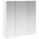 vidaXL Fürdőszobai tükörszekrény Fehér 70 x 14,5 x 70 cm Faanyag