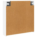 vidaXL Fürdőszobai tükörszekrény Fehér 70 x 14,5 x 70 cm Faanyag