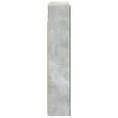 vidaXL Fürdőszobai tükörszekrény Beton Szürke 70 x 14,5 x 70 cm