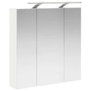vidaXL Fürdőszobai tükörszekrény Fehér 70 x 14,5 x 70 cm Faanyag