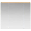 vidaXL Fürdőszobai tükörszekrény Sonoma tölgy 80 x 14.5 x 70 cm