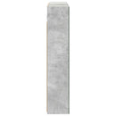 vidaXL Fürdőszobai tükörszekrény Beton Szürke 80 x 14.5 x 70 cm