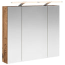 vidaXL Fürdőszobai tükörszekrény Öreg fa 80 x 14.5 x 70 cm Faanyag
