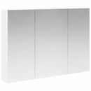 vidaXL Fürdőszobai tükörszekrény Fehér 100 x 14,5 x 70 cm Faanyag