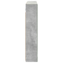 vidaXL Fürdőszobai tükörszekrény Beton Szürke 100 x 14,5 x 70 cm