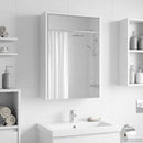 vidaXL Fürdőszobai tükörszekrény Fehér 43 x 16 x 62.5 cm Faanyag