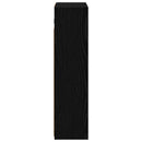 vidaXL Fürdőszobai tükörszekrény Fekete tölgy 43 x 16 x 62.5 cm
