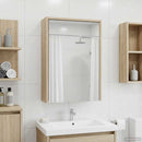 vidaXL Fürdőszobai tükörszekrény Sonoma tölgy 43 x 16 x 62.5 cm