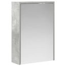 vidaXL Fürdőszobai tükörszekrény Beton Szürke 43 x 16 x 62.5 cm