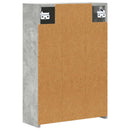 vidaXL Fürdőszobai tükörszekrény Beton Szürke 43 x 16 x 62.5 cm