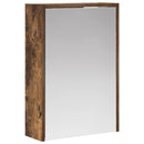 vidaXL Fürdőszobai tükörszekrény Füstölt tölgy 43 x 16 x 62.5 cm
