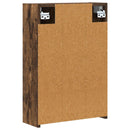 vidaXL Fürdőszobai tükörszekrény Füstölt tölgy 43 x 16 x 62.5 cm