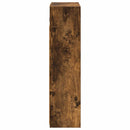 vidaXL Fürdőszobai tükörszekrény Füstölt tölgy 43 x 16 x 62.5 cm