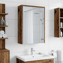vidaXL Fürdőszobai tükörszekrény Öreg fa 43 x 16 x 62.5 cm Faanyag