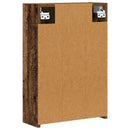 vidaXL Fürdőszobai tükörszekrény Öreg fa 43 x 16 x 62.5 cm Faanyag