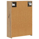 vidaXL Fürdőszobai tükörszekrény Művészi tölgy 43 x 16 x 62.5 cm