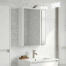 vidaXL Fürdőszobai tükörszekrény Fehér 43 x 16 x 62.5 cm Faanyag