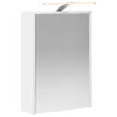 vidaXL Fürdőszobai tükörszekrény Fehér 43 x 16 x 62.5 cm Faanyag