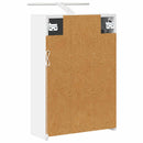 vidaXL Fürdőszobai tükörszekrény Fehér 43 x 16 x 62.5 cm Faanyag