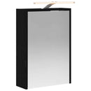 vidaXL Fürdőszobai tükörszekrény Fekete tölgy 43 x 16 x 62.5 cm