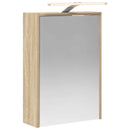 vidaXL Fürdőszobai tükörszekrény Sonoma tölgy 43 x 16 x 62.5 cm