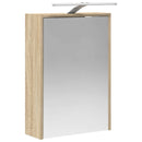 vidaXL Fürdőszobai tükörszekrény Sonoma tölgy 43 x 16 x 62.5 cm