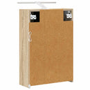 vidaXL Fürdőszobai tükörszekrény Sonoma tölgy 43 x 16 x 62.5 cm