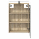 vidaXL Fürdőszobai tükörszekrény Sonoma tölgy 43 x 16 x 62.5 cm