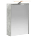 vidaXL Fürdőszobai tükörszekrény Beton Szürke 43 x 16 x 62.5 cm