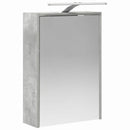 vidaXL Fürdőszobai tükörszekrény Beton Szürke 43 x 16 x 62.5 cm