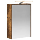 vidaXL Fürdőszobai tükörszekrény Füstölt tölgy 43 x 16 x 62.5 cm