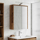 vidaXL Fürdőszobai tükörszekrény Öreg fa 43 x 16 x 62.5 cm Faanyag