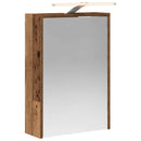 vidaXL Fürdőszobai tükörszekrény Öreg fa 43 x 16 x 62.5 cm Faanyag