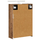 vidaXL Fürdőszobai tükörszekrény Öreg fa 43 x 16 x 62.5 cm Faanyag