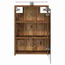 vidaXL Fürdőszobai tükörszekrény Öreg fa 43 x 16 x 62.5 cm Faanyag