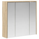 vidaXL Fürdőszobai tükörszekrény Sonoma tölgy 63,5 x 16 x 62,5 cm