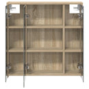 vidaXL Fürdőszobai tükörszekrény Sonoma tölgy 63,5 x 16 x 62,5 cm