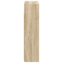 vidaXL Fürdőszobai tükörszekrény Sonoma tölgy 63,5 x 16 x 62,5 cm