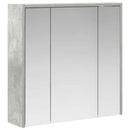 vidaXL Fürdőszobai tükörszekrény Beton Szürke 63,5 x 16 x 62,5 cm