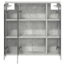 vidaXL Fürdőszobai tükörszekrény Beton Szürke 63,5 x 16 x 62,5 cm