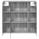 vidaXL Fürdőszobai tükörszekrény Szürke Sonoma 63,5 x 16 x 62,5 cm
