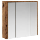 vidaXL Fürdőszobai tükörszekrény Öreg fa 63,5 x 16 x 62,5 cm Faanyag