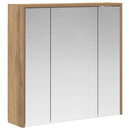 vidaXL Fürdőszobai tükörszekrény Művészi tölgy 63,5 x 16 x 62,5 cm