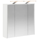 vidaXL Fürdőszobai tükörszekrény Fehér 63,5 x 16 x 62,5 cm Faanyag