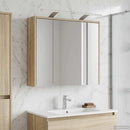 vidaXL Fürdőszobai tükörszekrény Sonoma tölgy 63,5 x 16 x 62,5 cm