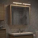 vidaXL Fürdőszobai tükörszekrény Sonoma tölgy 63,5 x 16 x 62,5 cm