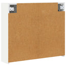 vidaXL Fürdőszobai tükörszekrény Fehér 73,5 x 16 x 62,5 cm Faanyag